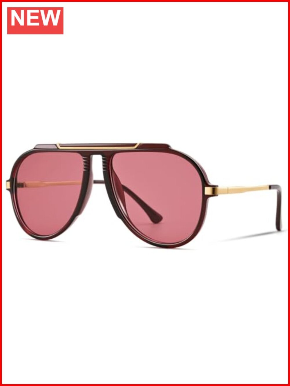 Oversized Aviator Sunglasses Retr
